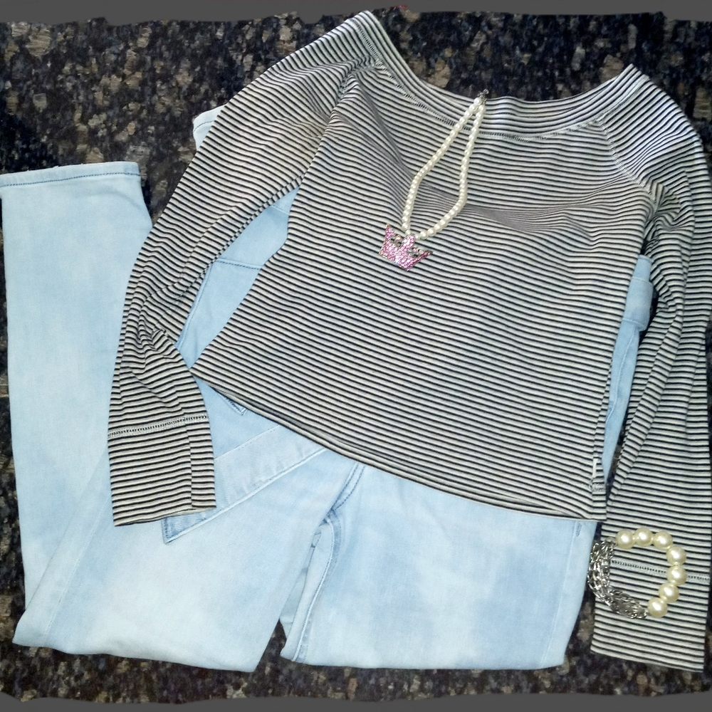 Express Skinny Jeans & Top